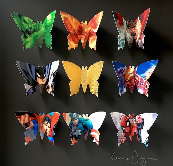 Comic Heros Butterfly Box