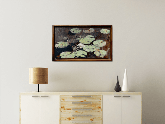 Water Lilies in Still Light