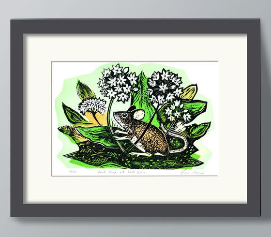 Wood Mouse and Wild Garlic