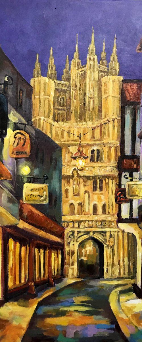 Canterbury at Night by Colette Baumback