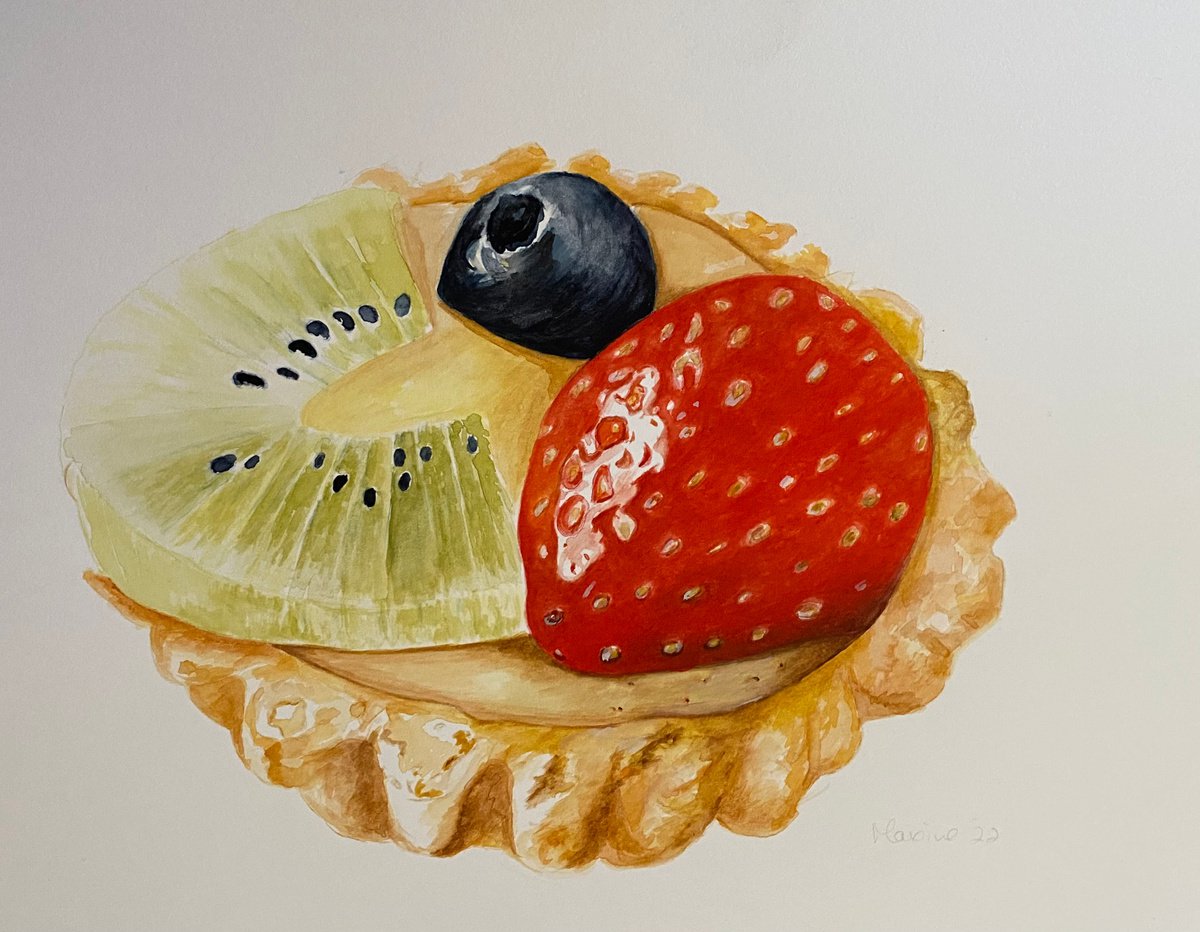 Fruit flan by Maxine Taylor