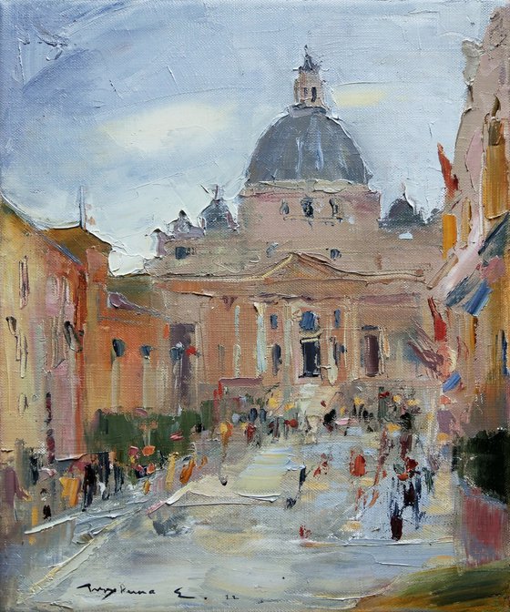 Rome. View of the Vatican.