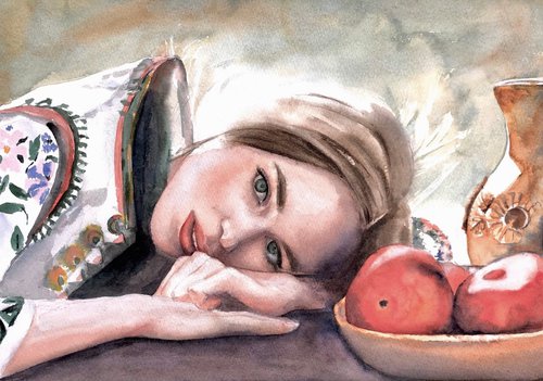 Apples by Liliia Kodunova