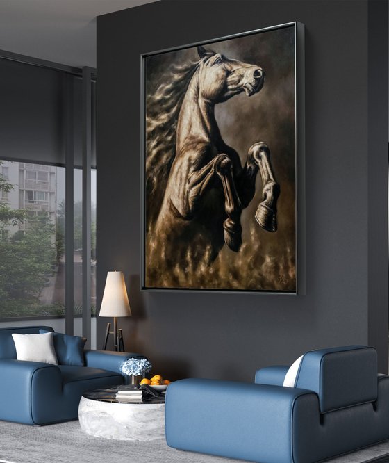 Power and Elegance - Original Horse Portrait