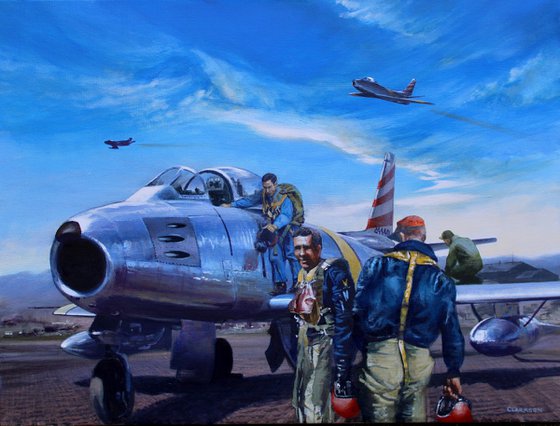 "Turnaround" 8th Fighter Bomber Wing Korea 1953
