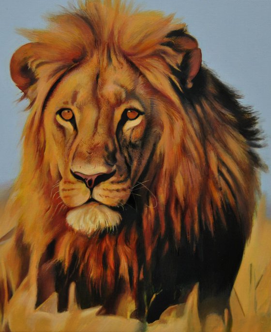 The king, Oil on canvas