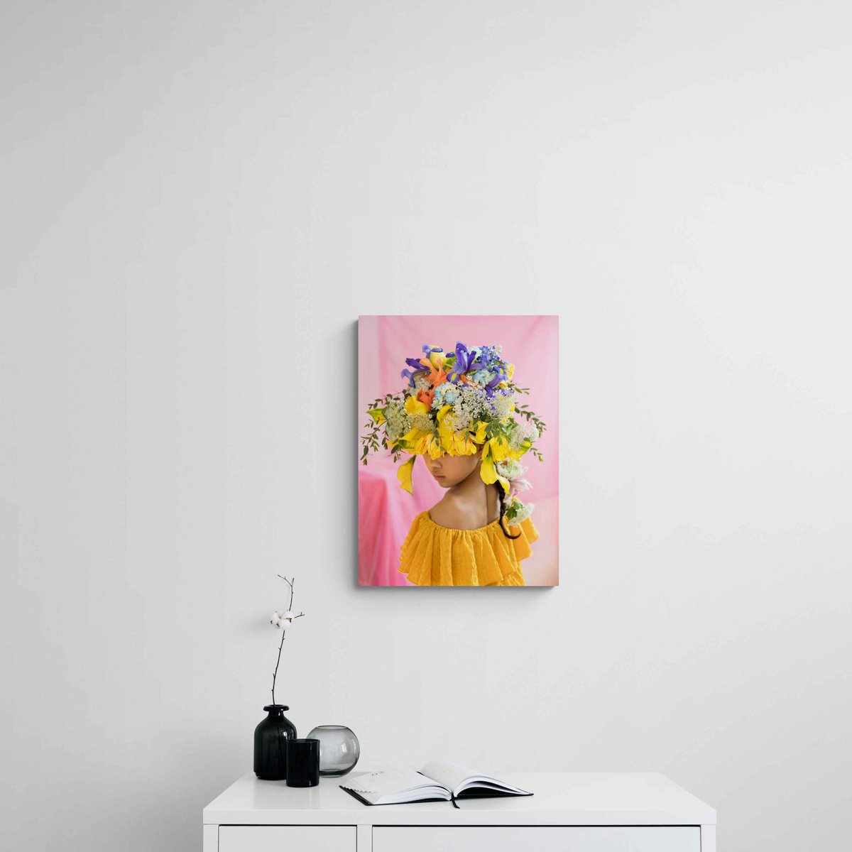 Expressive Portrait Photograph By Ziesook You, 20 X 27", Scent Of Texas 04212020, Original Artwork