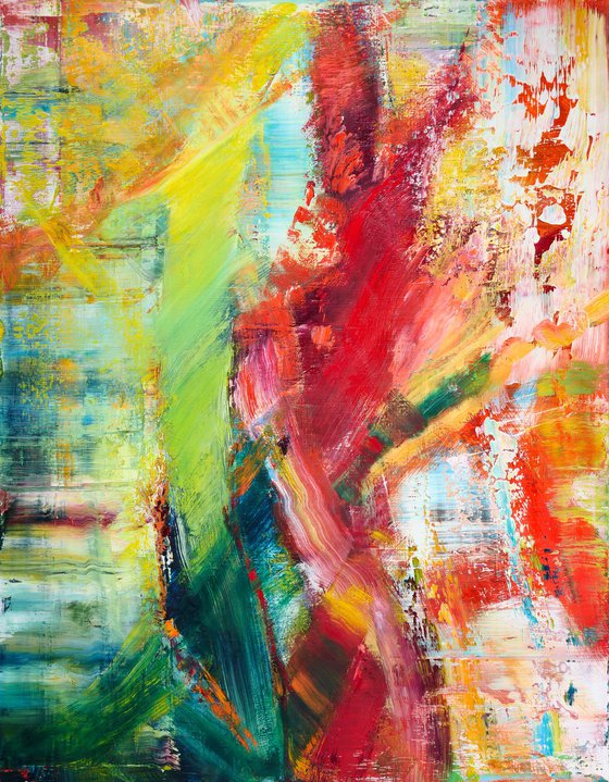 90x70cm | 35.5x27.5″ Original Abstract Painting Oil Canvas Artwork Abstract Art