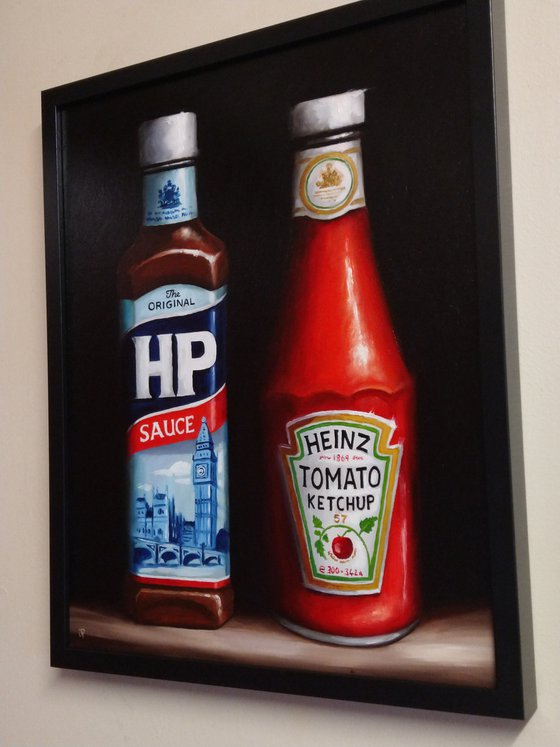 Saucy! Heinz and HP still life