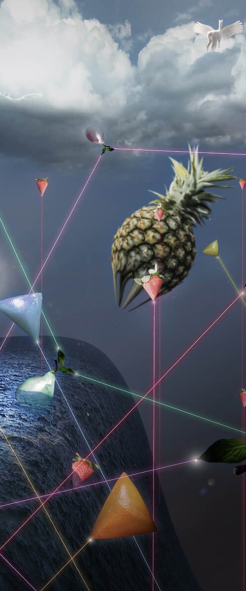 Raining Laser Fruit by Vanessa Stefanova