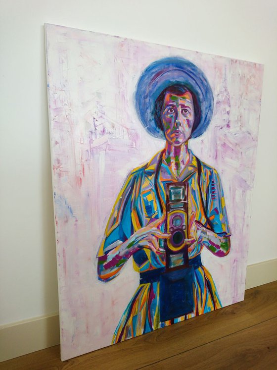 The portrait of the Self-portrait genius Vivian Maier