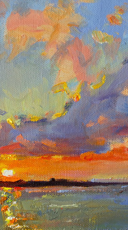 The Day Let Go Painting by Daria Zavadenko