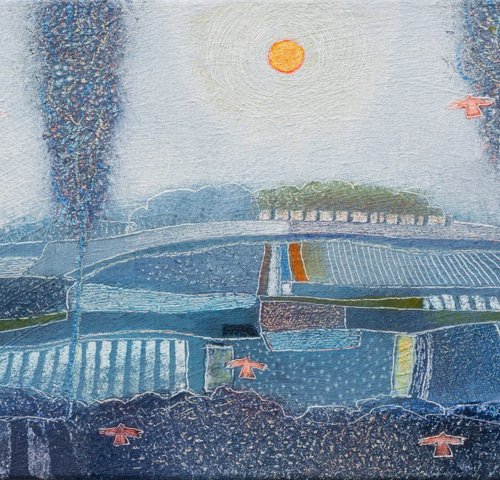 Through the blue by Rob   van Hoek