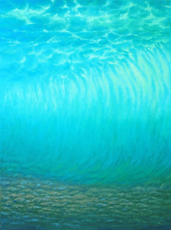 "Sea depths", 50x70 cm