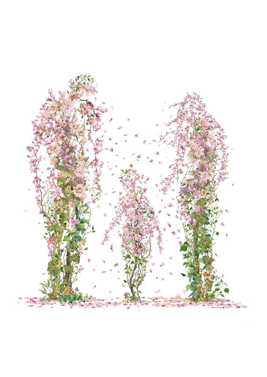 Surrealistic Portrait Giclee Print By Rosco Brittin, 20 X 28", They Won