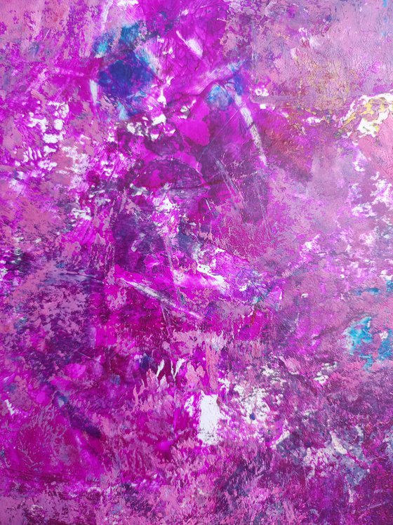 Bouquet in a blue vase