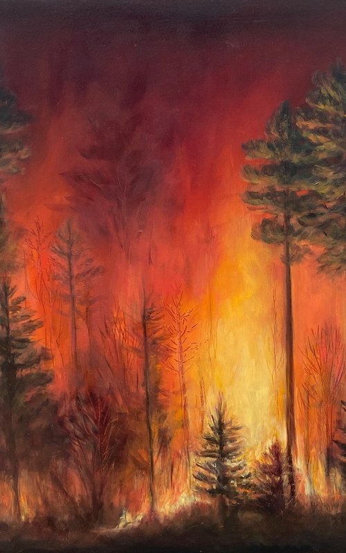 Wildfires (V) by Diana Sandetskaya