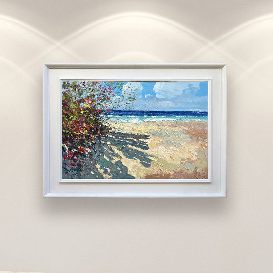 Coastal Oil Painting - Modern Sea Art