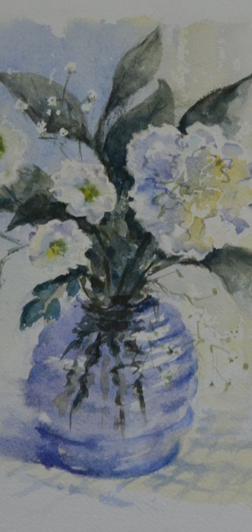 Blue Vase by Denise Mitchell