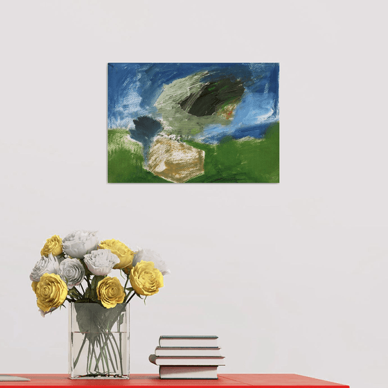 Pond and Cloud