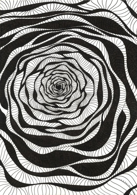 OP ART ROSE