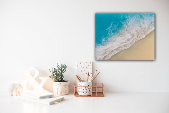 White Sand Beach #8 Ocean Seascape Painting