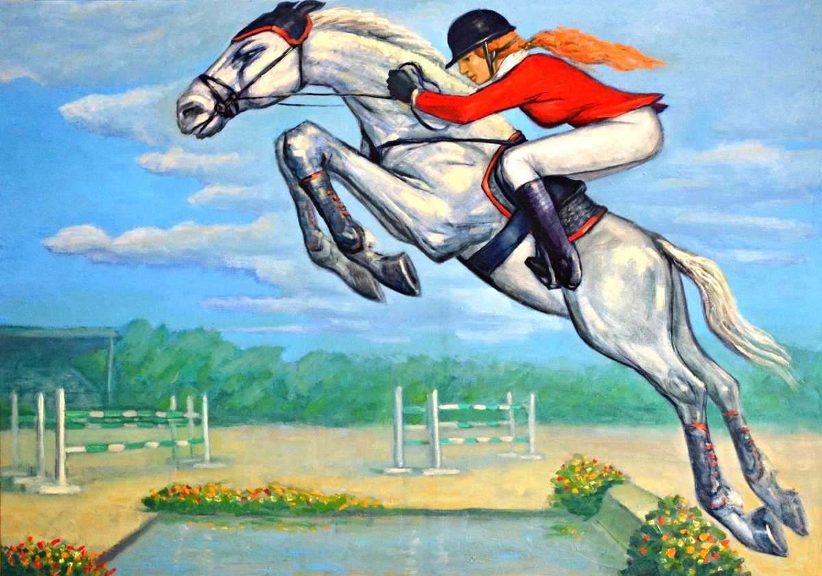 Expressive Oil Painting , In The Air By Rumen Sazdov, 39 X 28, Artwork For Sale On Artfinder