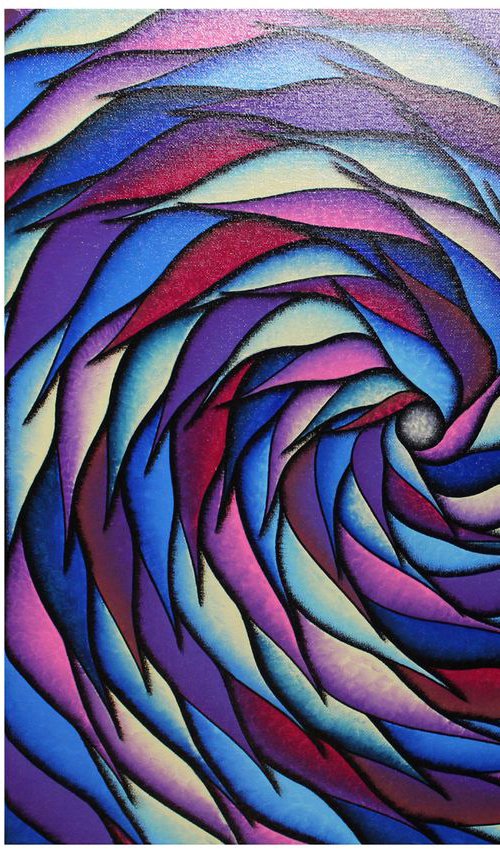 Colorful spirals serie 4 by Jonathan Pradillon