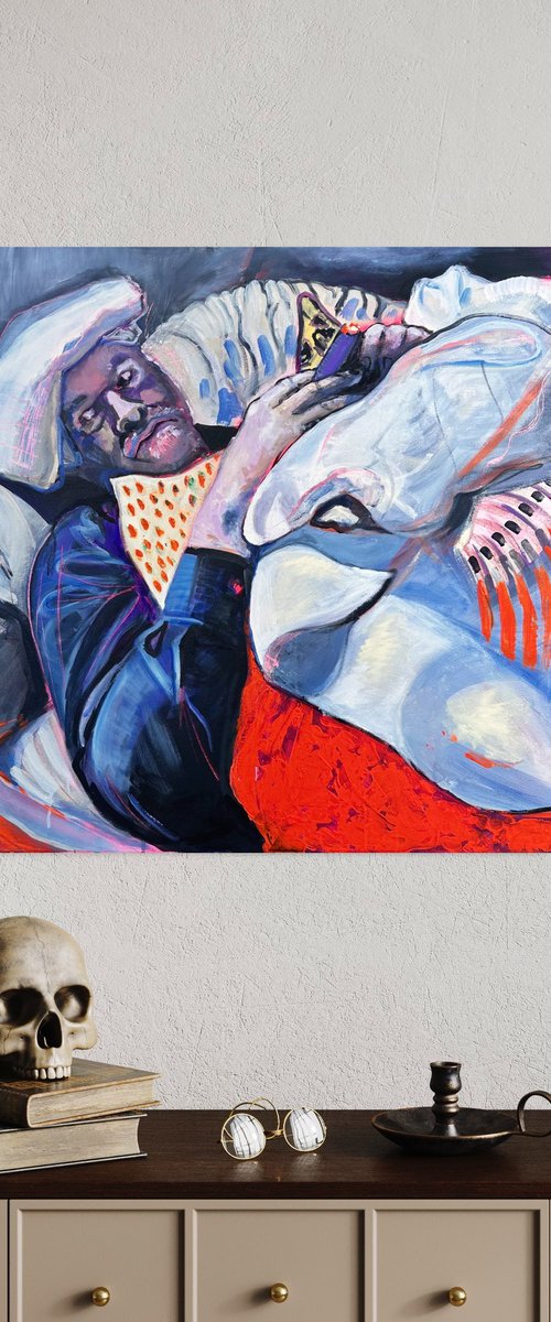 Evening Migraine's Vision by Julia Shanaytsa