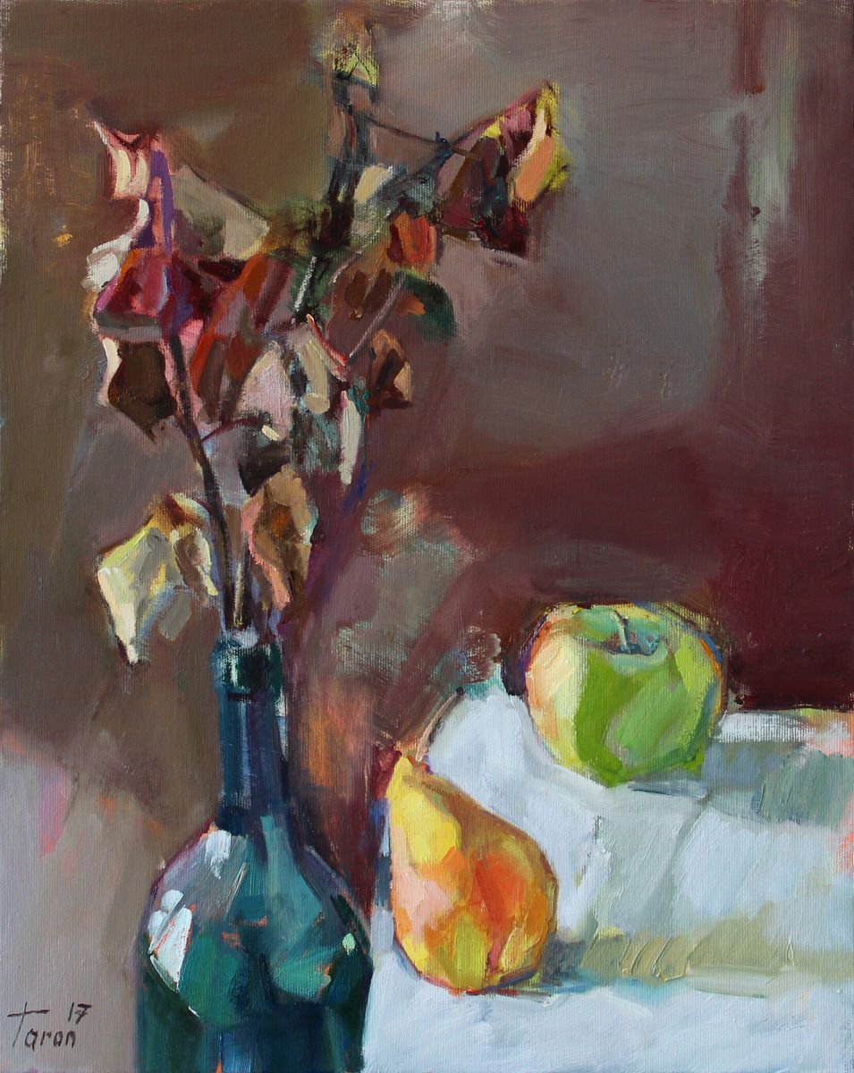 Still life with grush and patch by Taron Khachatryan