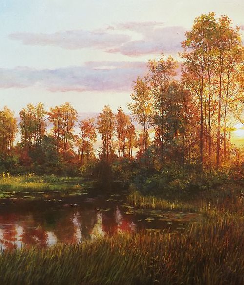 Warm Sunset by Oleg Riabchuk
