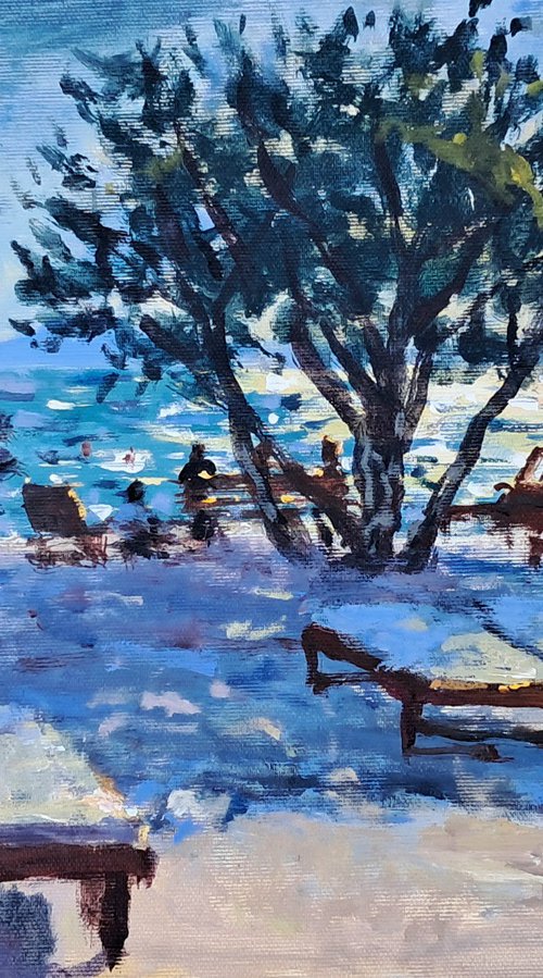 Swimmers of the sea tree by Dimitris Voyiazoglou