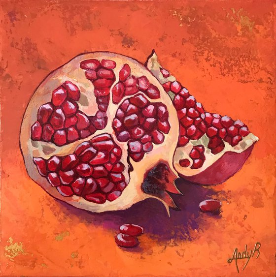 Pomegranate part 3 (orange)