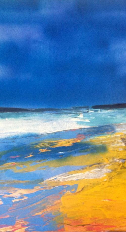 Rough seas by Linda Collins Lamb