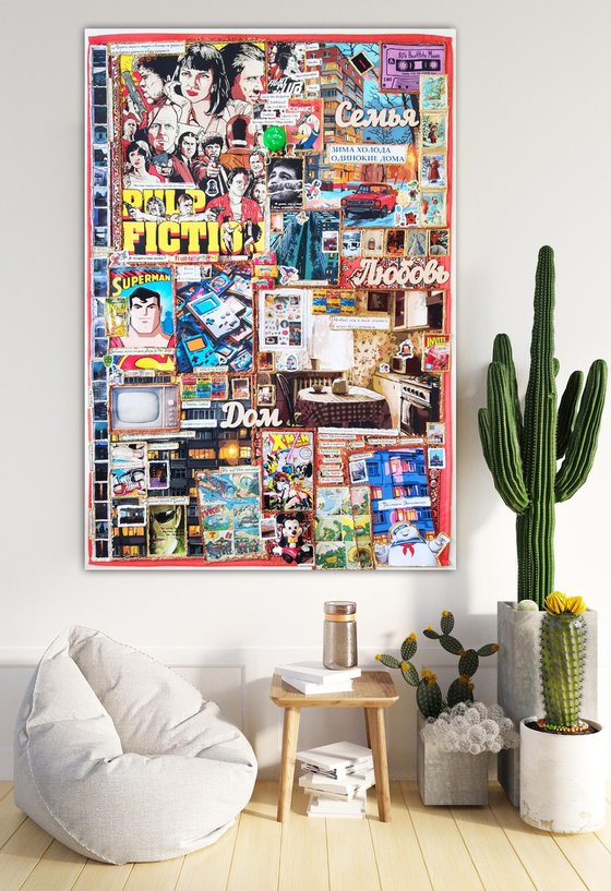 Winter of 90s. Childhood of future Superhero