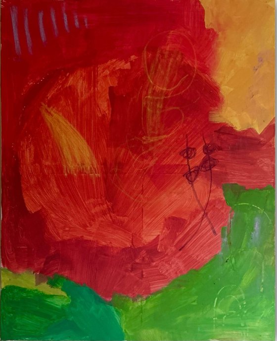 “What Survived” 32×40”