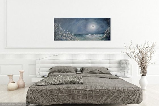 On Moonlight Bay (large panoramic painting)