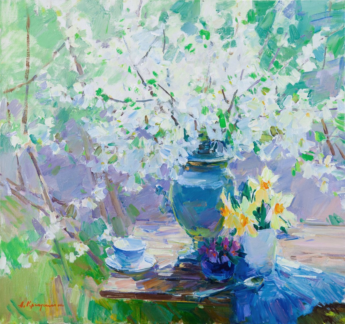 Spring Mood By Aleksandr Kryushyn, 28 X 26, Artwork For Sale On Artfinder