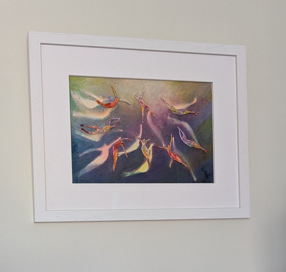 Expressive Portrait Collage By Karen Wilcox, 16 X 13", Ascension, Original Artwork