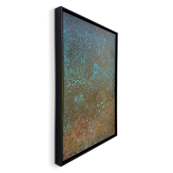"The Blue Hour" Copper Patina Wall Art