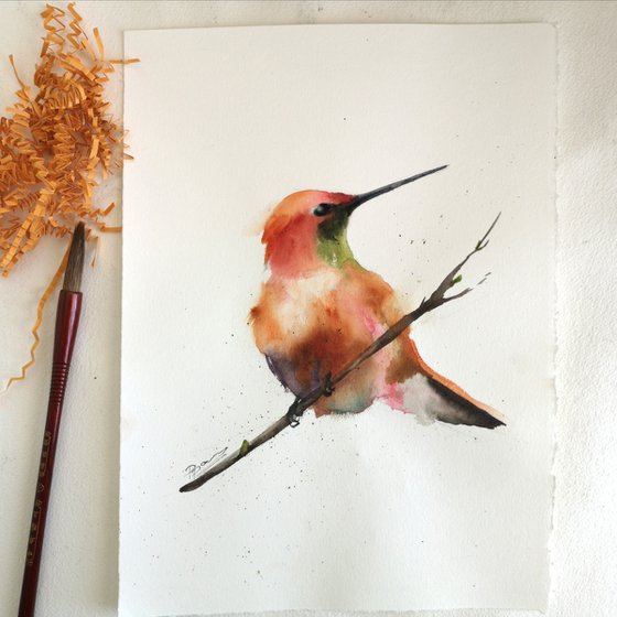 Hummingbird Diptych