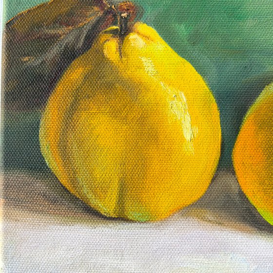 Quince fruit still life