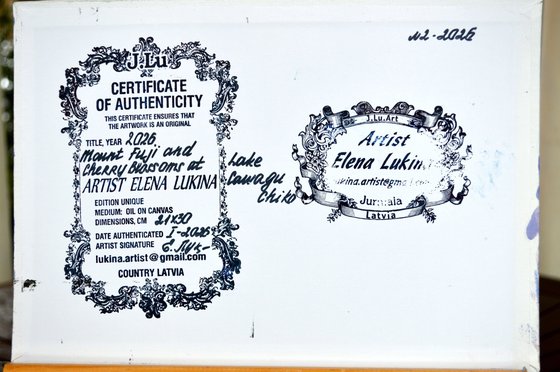 Mt. Fuji & Cherry Blossoms, Kawaguchiko