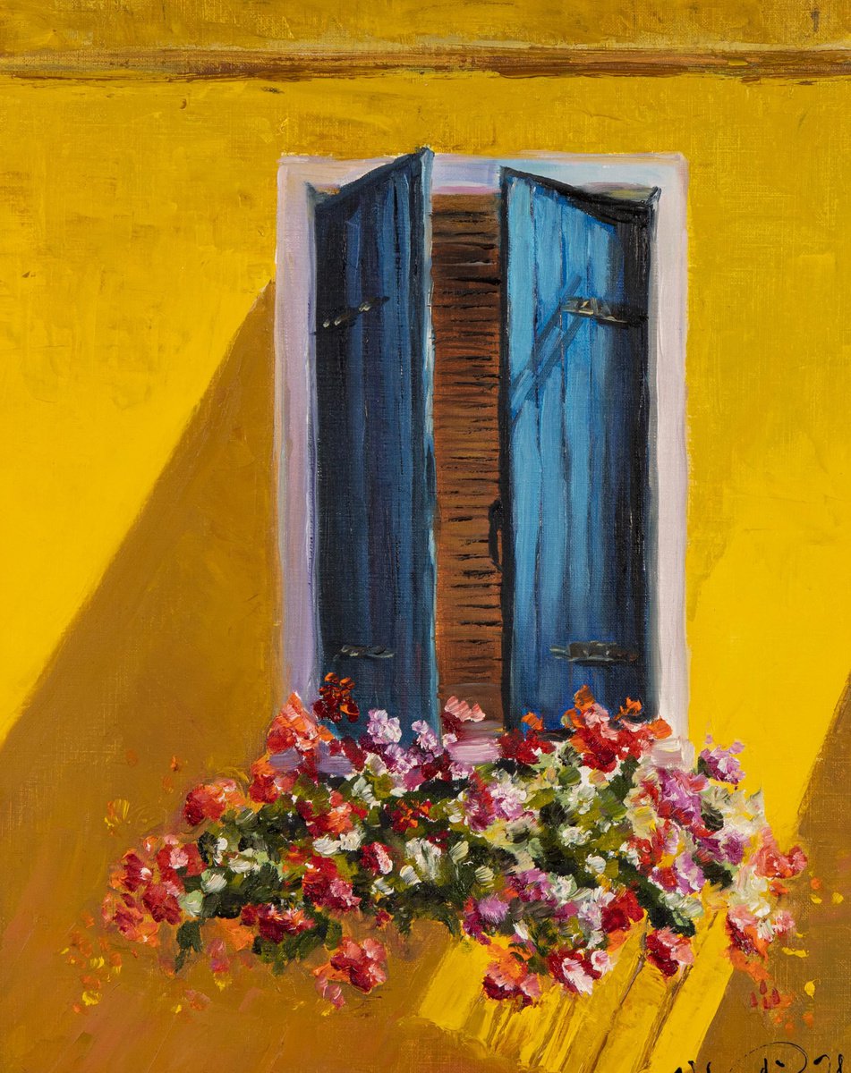 Window to spring by Catherine Varadi