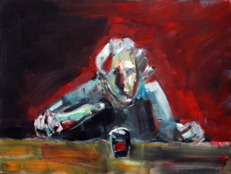 Portrait Of An Old Man Drinking Alone Artfinder