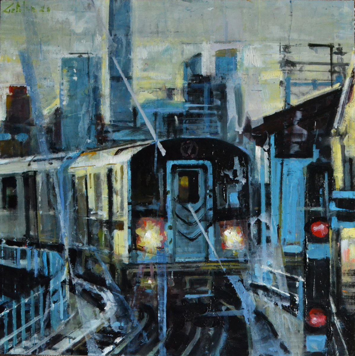 NYC Train by Marco  Ortolan