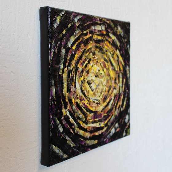 Small yellow-purple burst