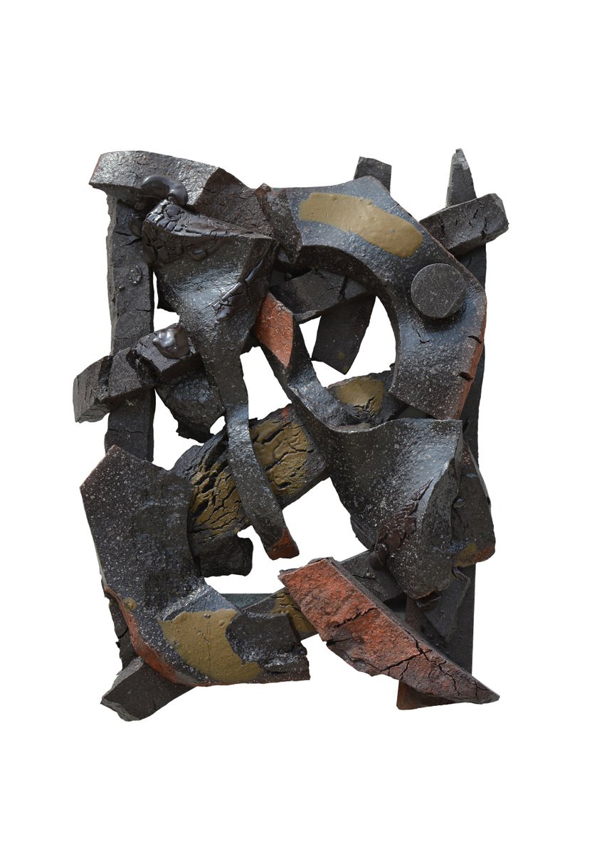 Organic Abstract Relief By Ognyan Chitakov, 11 X 15", "B", Original Artwork