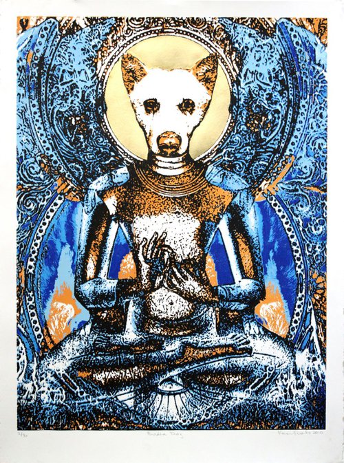 Buddha Dog by Karen Fiorito