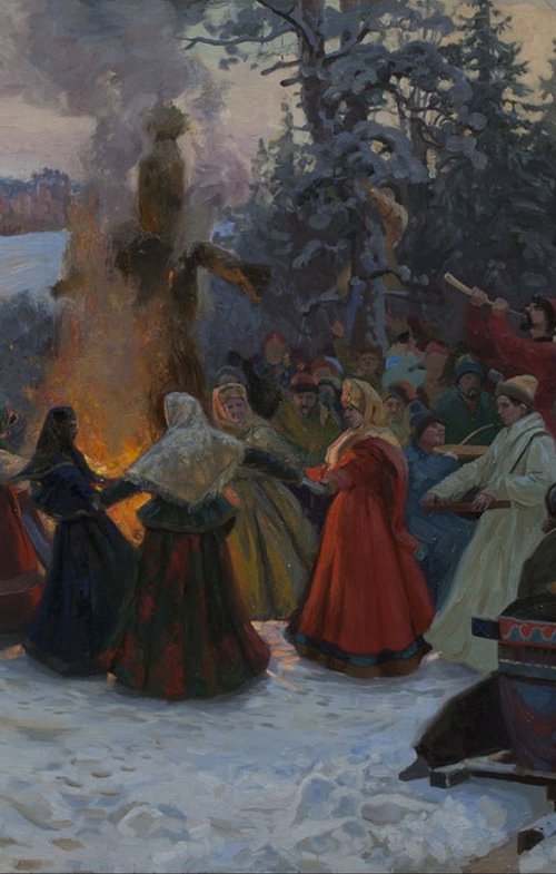 Shrovetide. Farewell To Winter by Simon Kozhin